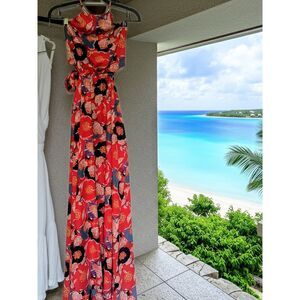 VICI Patchwork Boho Tiered Maxi Dress - Size M (NWOT)